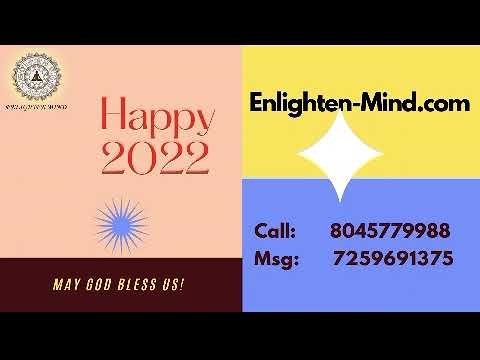 Enlighten Mind & K. Jagadish Wish You A Very Happy, Healthy & Prosperous New Year 2022