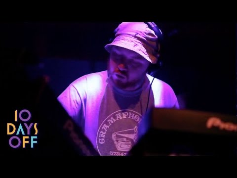 Julio Bashmore, Funkineven and Velour (Julio Bashmore Presents) at 10 Days Off 2014 - Day 7
