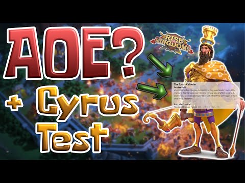 How Does the AOE Actually Work? + Cyrus’ INVISIBLE AOE Testing | Rise of Kingdoms