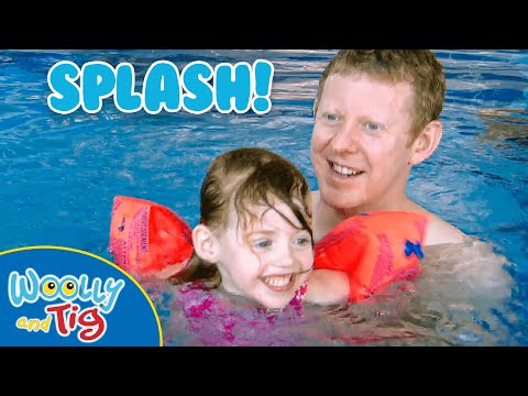@WoollyandTigOfficial - 💦 Splashing at the Swimming Pool 💦 | Full Episode | TV for Kids | Toy Spider