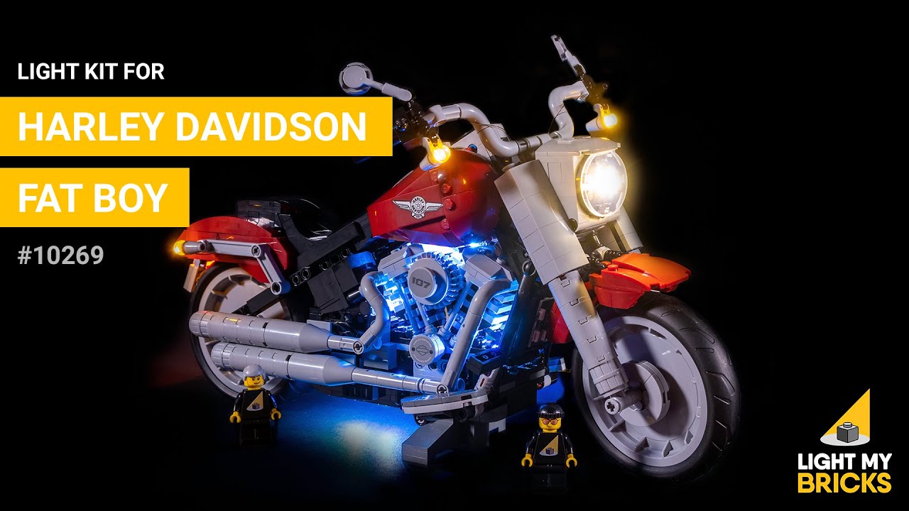 Light My Bricks Lumières-LED pour LEGO® Harley-Davidson Fat Boy 10269