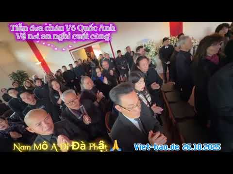 TIỄN ĐƯA CHÁU VÕ QUỐC ANH VỀ NƠI AN NGHỈ CUỐI CÙNG