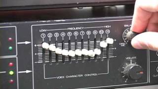 Video thumbnail for Roland SVC-350 11 Band Analog Vocoder Demo by zibbybone