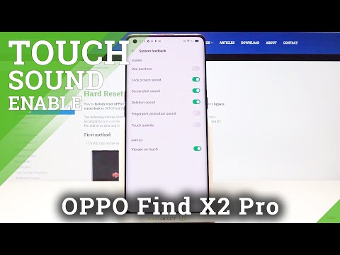 How to Enable Touch Sounds in OPPO Find X2 Pro – Customize Touch Clicks