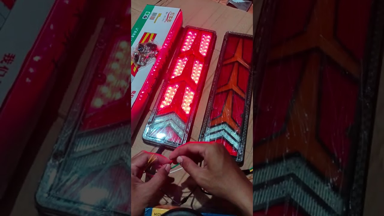 Truck rear lights, truck stop lamps, 12/24 volt Alula parts & accessories Wa085640710995