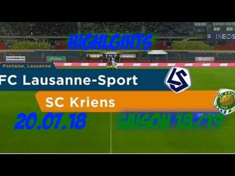 Highlights: Fc Lausanne - Sport vs SC Kriens ((21.08.18)