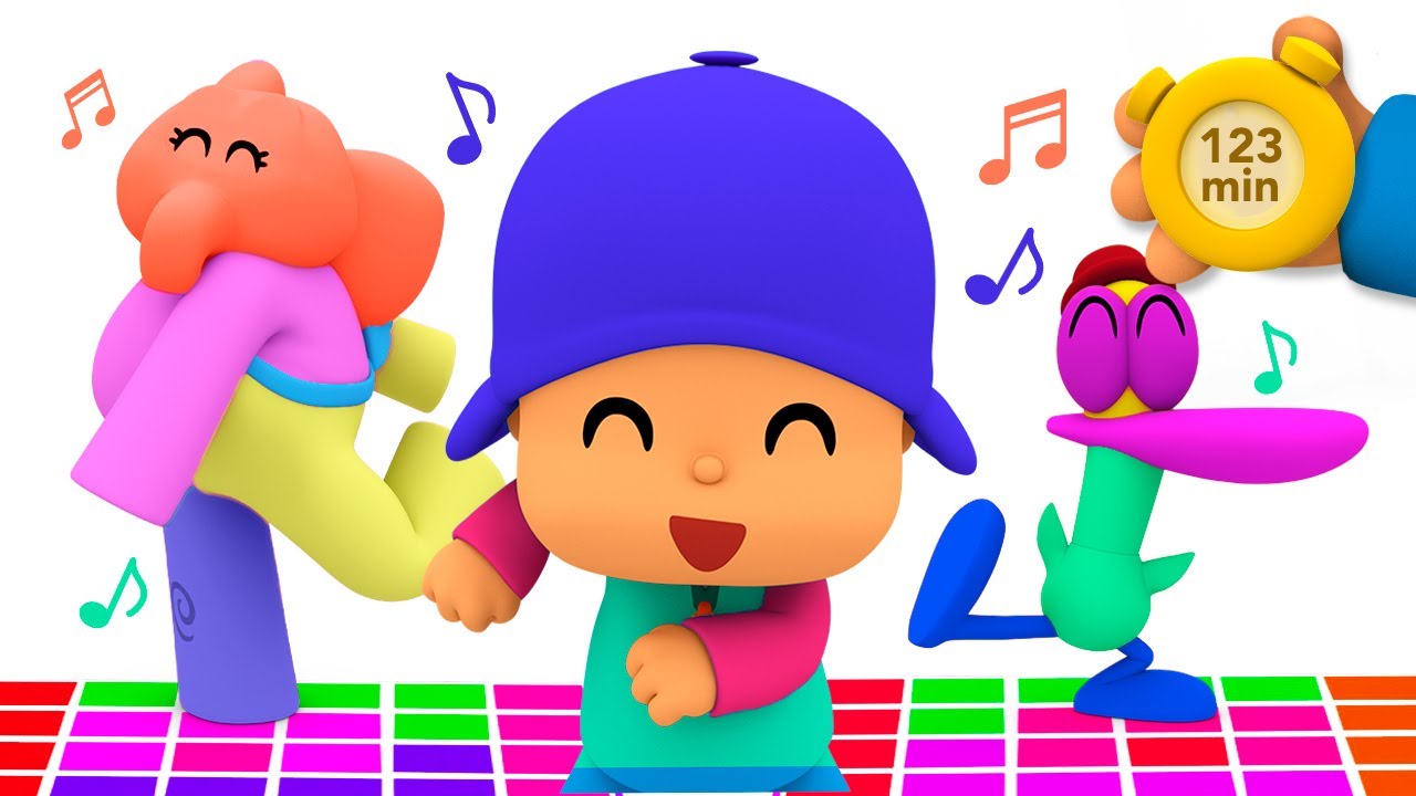 ✨POCOYO E NINA - Os Vídeos Com Mais Visualizações do YouTube 123 min DESENHOS ANIMADOS para crianças
