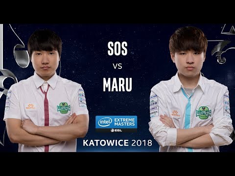 Starcraft II - sOs [P] vs. Maru [T] - Ro12 - IEM Katowice 2018