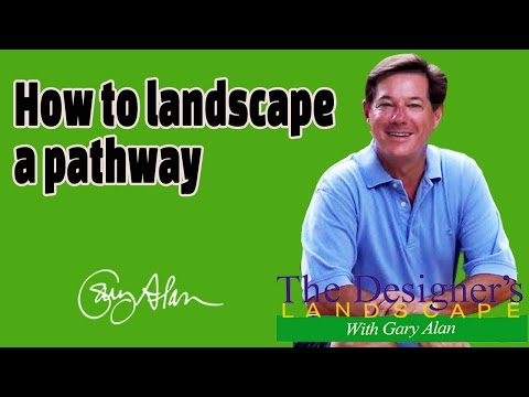 How to landscape a pathway Designers Landscape#717