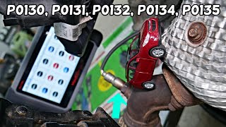 HYUNDAI TUCSON CODE P0130 P0131 P0132 P0133 P0134 P0135 O2 OXYGEN SENSOR, ENGINE LIGHT ON