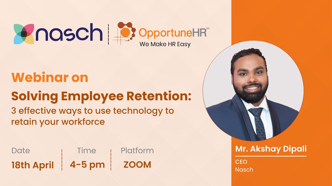 Webinar : Solving Employee Retention: 3 effective ways to use technology to retain your workforce