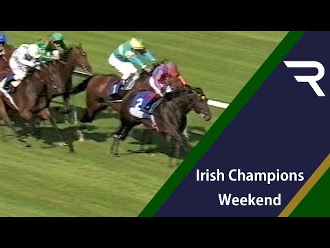 NO LUCK for FALBRAV as High Chapparal holds on to win the 2003 Irish Champion Stakes at Leopardstown