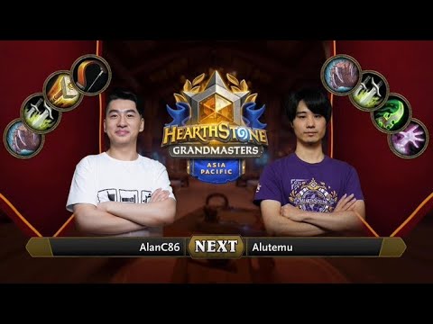 AlanC86 vs Alutemu | 2021 Hearthstone Grandmasters Asia-Pacific | Semifinal | Season 2 | Playoffs
