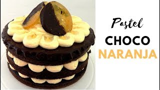 PASTEL CHOCOLATE CON NARANJA | FELIZMENTE DULCE | NARANJAS CONFITADAS