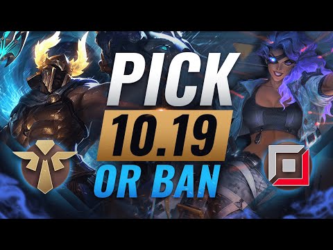 OP PICK or BAN: BEST Builds For EVERY Role - League of Legends Patch 10.19
