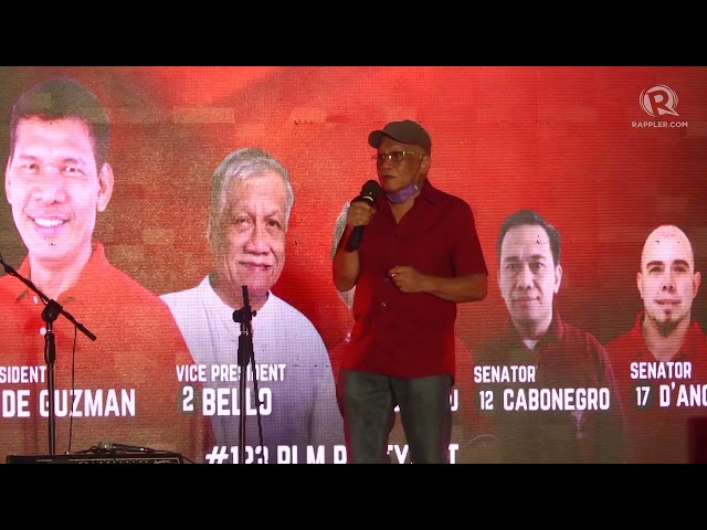 HIGHLIGHTS: De Guzman-Bello miting de avance – 2022 Philippine elections