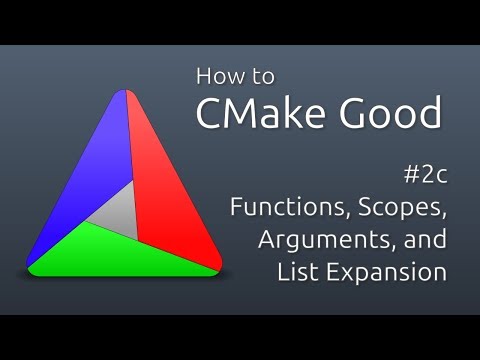 How to CMake Good - 2c - Functions, Scopes, Arguments, and List Expansion
