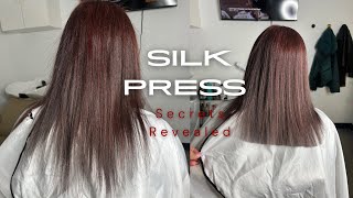 How to MASTER a Silk Press on Fine Natural Hair | Cut & Style