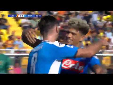 Lecce vs Napoli 1 4   Highlights