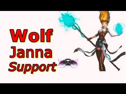 LOL Pro - SKT T1 Wolf Janna Support - Korea SoloQ - Highlights