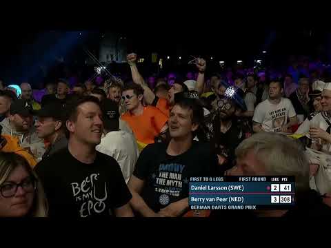 Daniel Larsson v Berry van Peer | German Darts Grand Prix 2022 | Round 1