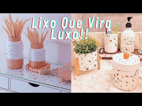 FAÇA VOCÊ MESMO! DECORAÇÕES LINDAS PARA SUA CASA MUITO FÁCIL E BARATAS! Do Lixo AO Luxo !