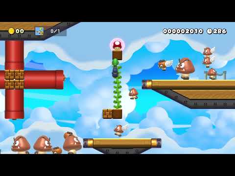 The goomba's airship by fnf fan3 🍄 Super Mario Maker 2 ✹Switch✹ #bda