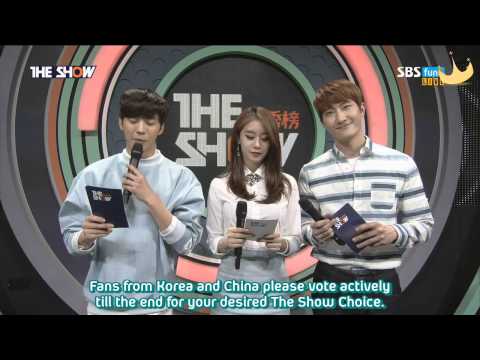 [Diadem Subs] 150428 THE SHOW Jiyeon, Zhoumi & Hongbin MC CUT