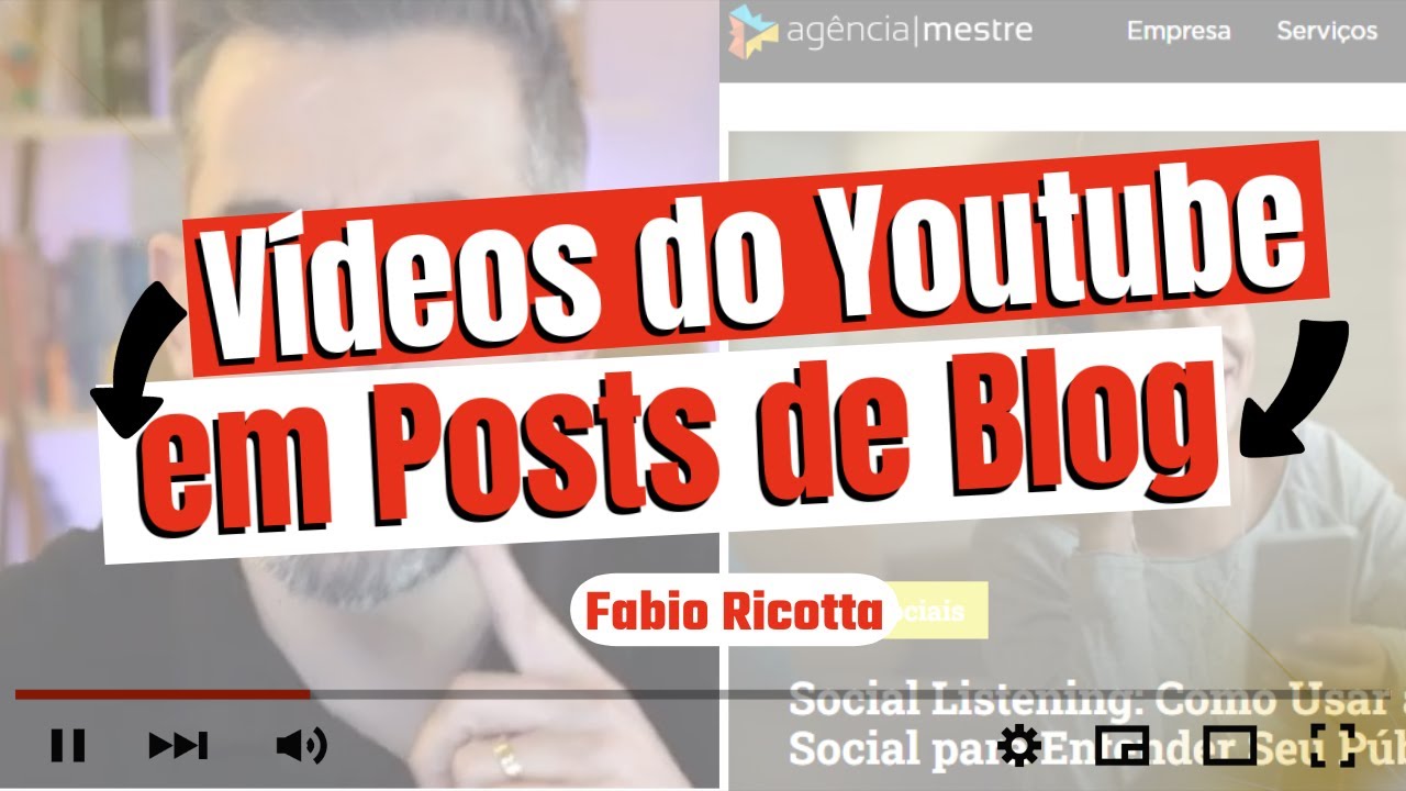 Converta Vídeos do Youtube em Posts de Blog