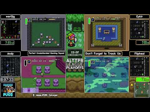 ALTTPR League 2025 - PLAYOFFS - Game 2 - Co-op CrossKeys - Andy/Werfjig vs Flipheal/Eykir