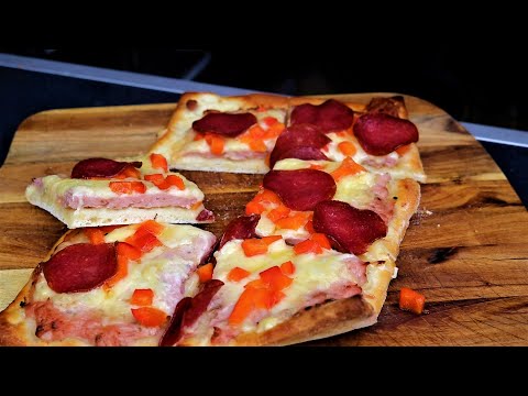 Pizza "Leberkäse" Die etwas andere Pizza