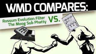 Video thumbnail for Rossum Evolution Filter vs Moog Sub Phatty - A Comparison by WMD by WMDevices