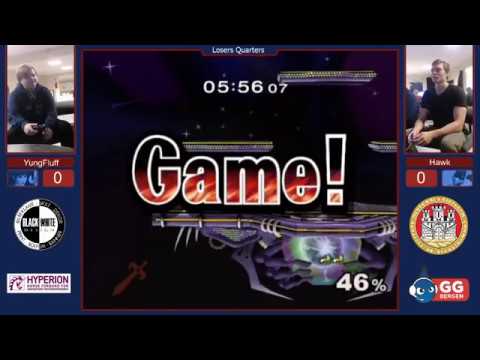 GG Bergen Liga Høst 2 - YungFluff vs Hawk - Losers Quarters - Melee