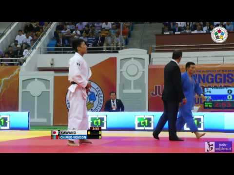 Judo 2013 Grand Prix Ulaanbaatar: Kawano (JPN) - Chimed Yondon (MGL) [-60kg] bronze