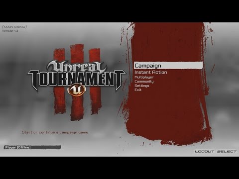 Unreal Tournament 3 (2007) - main menu [ULTRA HD]
