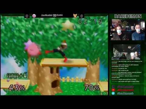 House of X-Smash - SSB64 Singles - Anotherish (Kirby) vs Sheick (Fox, Falcon)