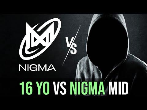 16 yo GENIUS Hansha vs NIGMA on mid