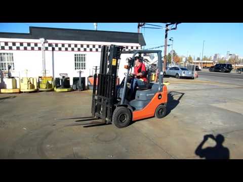 Western Material Handling Forklift 2008 Toyota 3500 lb. Diesel Pneumatic Forklift