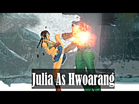 Julia with Hwoarang Moves - Tekken 6 (Requested)