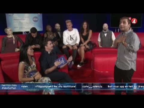 Daniel Paris sjunger "Dance with somebody" i #Idolsoffan - Idol Sverige (TV4)
