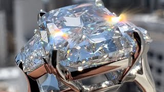 Hand making a platinum ring for a $225,000 diamond