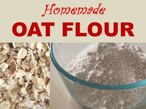 How to make HOMEMADE OAT FLOUR, the easiest method ever