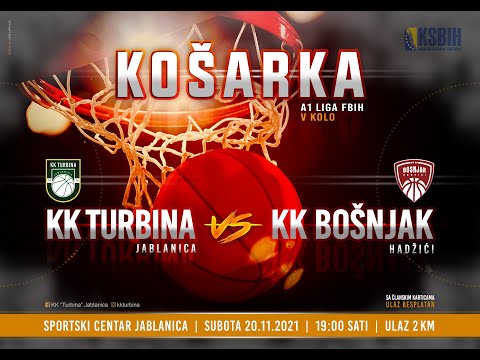 KK "TURBINA" - KK "BOŠNJAK" - A1 Liga KSBIH 5.Kolo