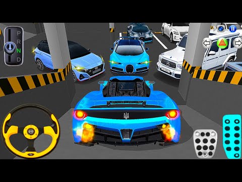 New Crashed Blue High Speed Car Parking in Garage - 3D Driving Class 2026 -  Android iOS Gameplay