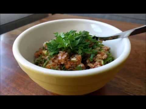 Eetch Salad (Bulgur Salad, Armenian Tabbouleh) - التبولة الارمنيه