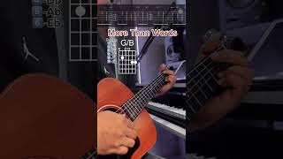 More Than Words - Extreme | Guitar Tutorial |Guitar Lesson with Tabs and Chords. #morethanwords