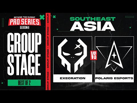 Execration vs Polaris Game 1 - BTS Pro Series 8 SEA: Group Stage w/ Ares & Danog