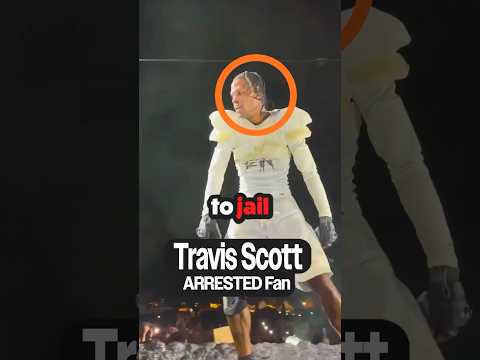 Travis Scott Gets Fan ARRESTED!