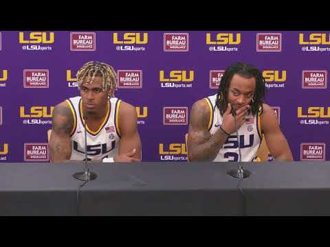 LSU players Adam Miller, Justice Hill WIN Arkansas St. Post Game