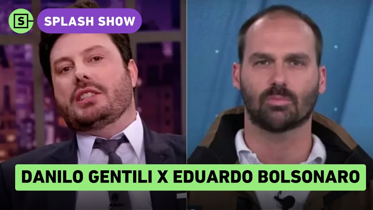 Danilo Gentili xinga Eduardo Bolsonaro após decisão de morar nos EUA: 'você é covarde'